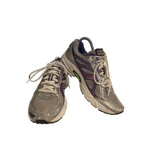 Saucony Cohesion 7 Women's Size 8 Grey Purple  Running sneakers Shoes